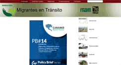 Desktop Screenshot of migracionentransito.org